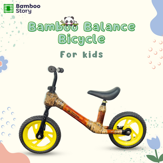 Kids Balance Bamboo Bike