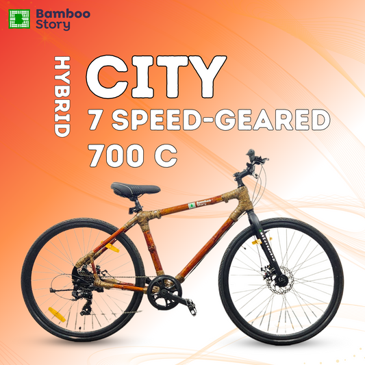 Hybrid - 700c City Geared - 7 Speed