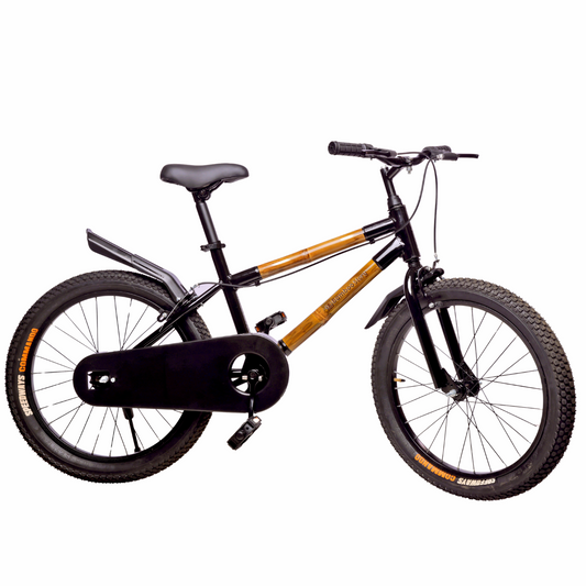 Bamboo Story Explorer IV - 20 Inch Kids Bicycle | Eco-Friendly Bamboo Frame | Durable & Stylish